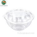 Disposable Take Away Clear à emporter Salad Bowl en plastique